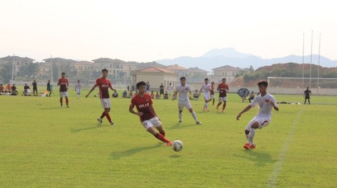 恒大U19梯队1比1战平越南U19国青